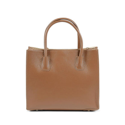 19V69 Italia Brown Leather Tote Bag