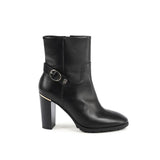 Tommy Hilfiger Black Leather Ankle Boots - FW0FW06768BDS
