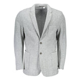 Gant Blazer en Polyester et Laine Grise