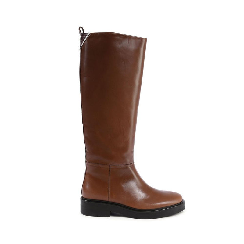 Tommy Hilfiger Brown Leather Ankle Boots FW0FW07488GTU