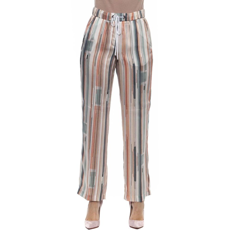 Peserico Multicolor Viscose Casual Pants for Women