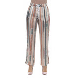 Peserico Multicolor Viscose Casual Pants for Women