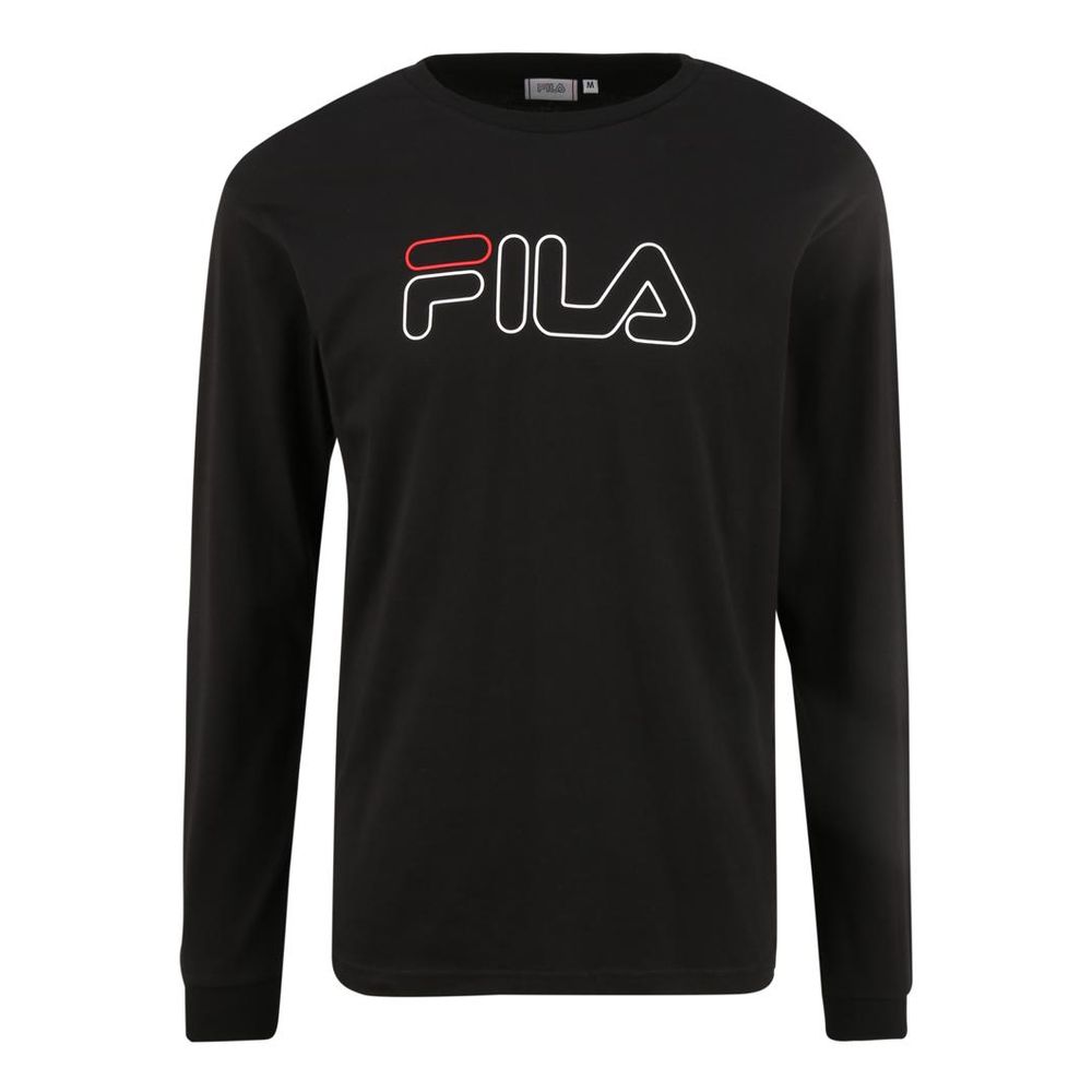 Fila Black Cotton Sweatshirt for Men