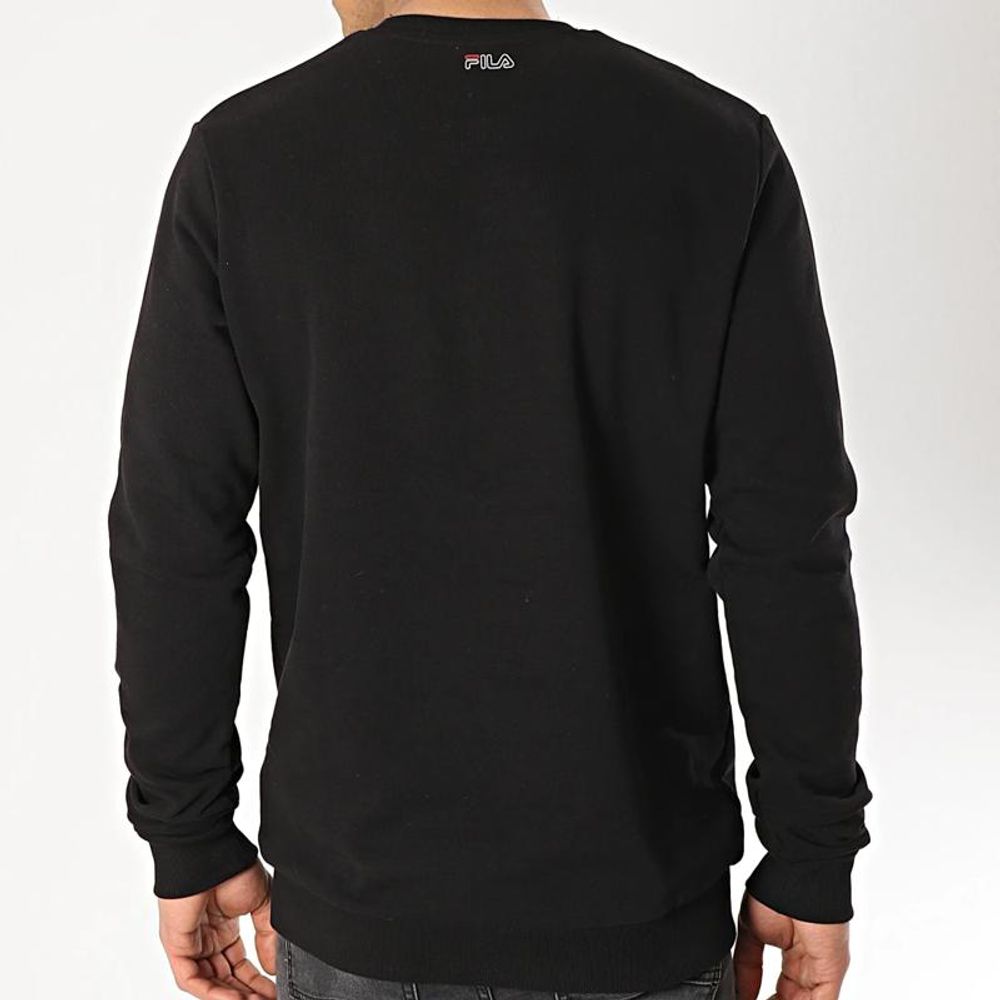 Fila Black Cotton Sweatshirt for Men