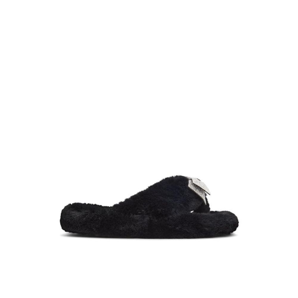 ALDO Black Polyester Slippers for Women - Comfort & Style