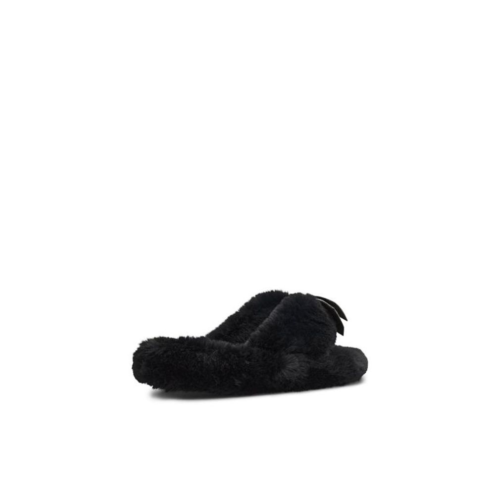 ALDO Black Polyester Slippers for Women - Comfort & Style