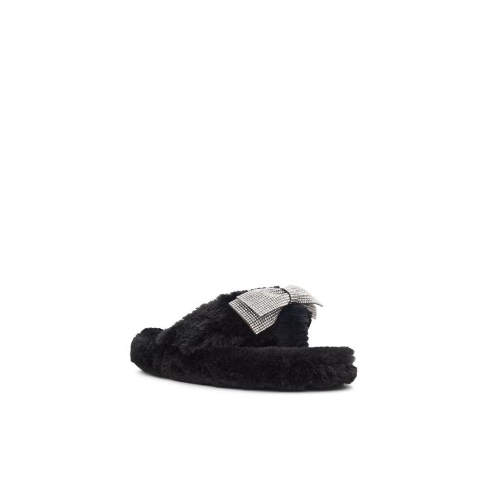 ALDO Black Polyester Slippers for Women - Comfort & Style