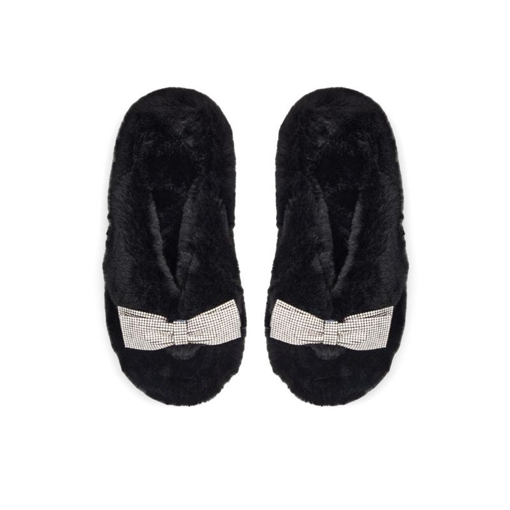 ALDO Black Polyester Slippers for Women - Comfort & Style