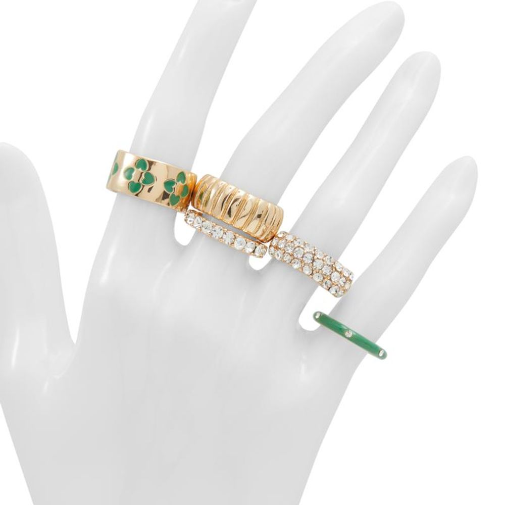 ALDO Green Elastane Ring - Élégance Moderne pour Femmes