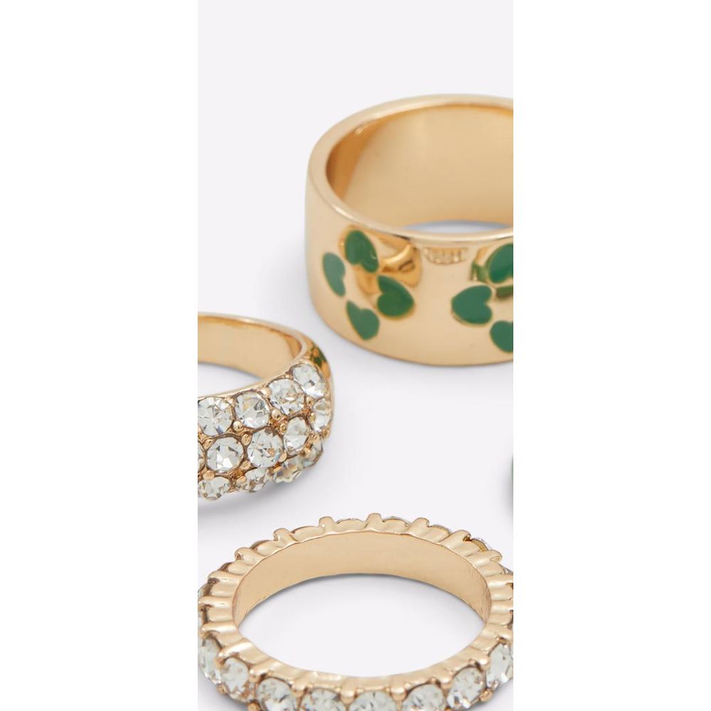 ALDO Green Elastane Ring - Élégance Moderne pour Femmes