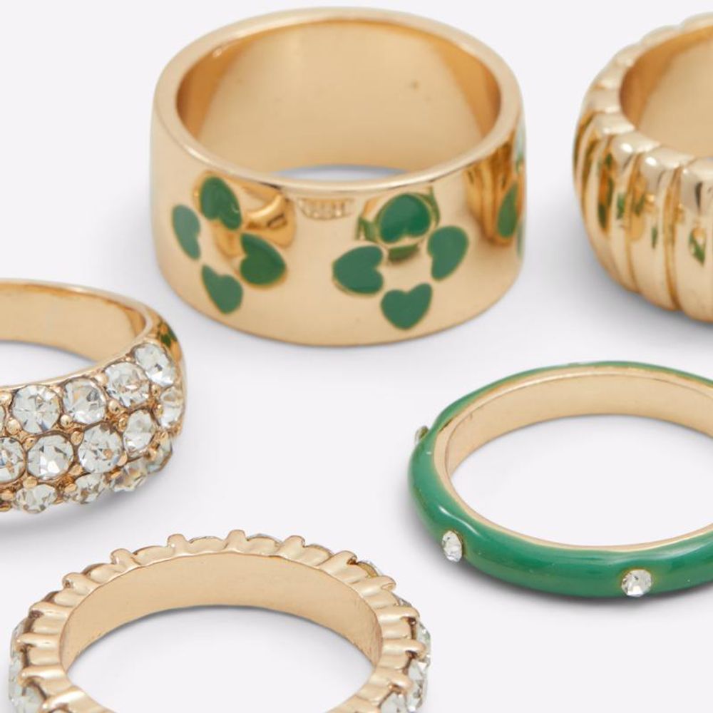 ALDO Green Elastane Ring - Élégance Moderne pour Femmes