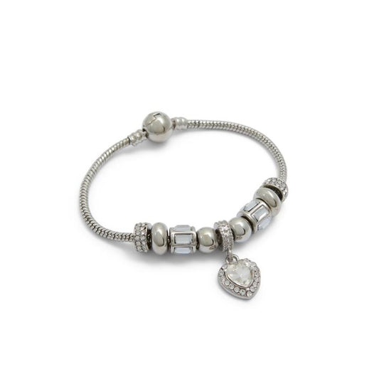 ALDO Silver Elastane Bracelet - A Stylish Accessory for Women