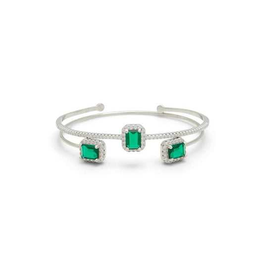 ALDO Green Elastane Bracelet - Chic Sophistication