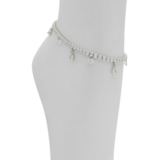 ALDO Silver Elastane Bracelet - Radiant Sparkle for Any Occasion