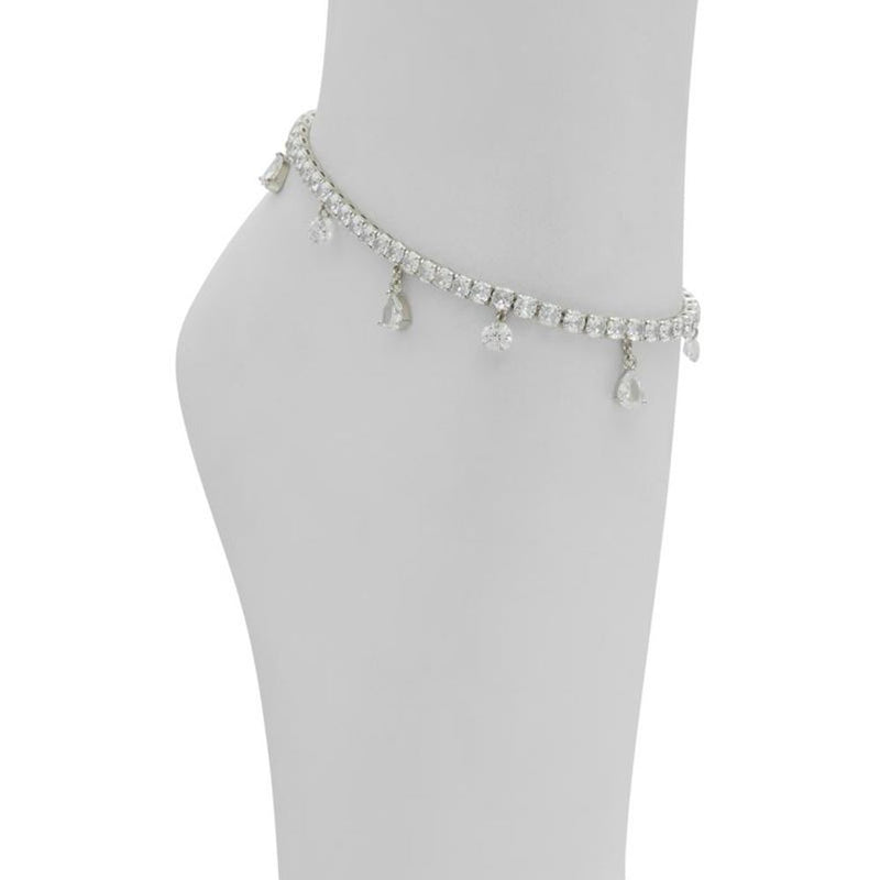 ALDO Silver Elastane Bracelet - Radiant Sparkle for Any Occasion