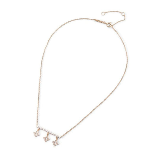 ALDO Gold Elastane Necklace - Chic Stainless Steel & Cubic Zirconia