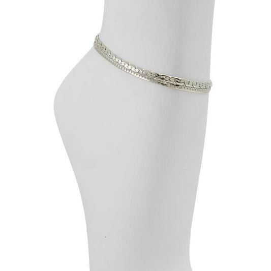 ALDO Silver Elastane Bracelet - Chic and Versatile Accessory