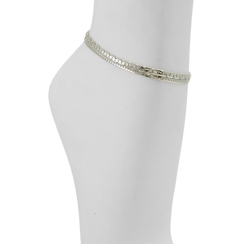 ALDO Silver Elastane Bracelet - Chic and Versatile Accessory