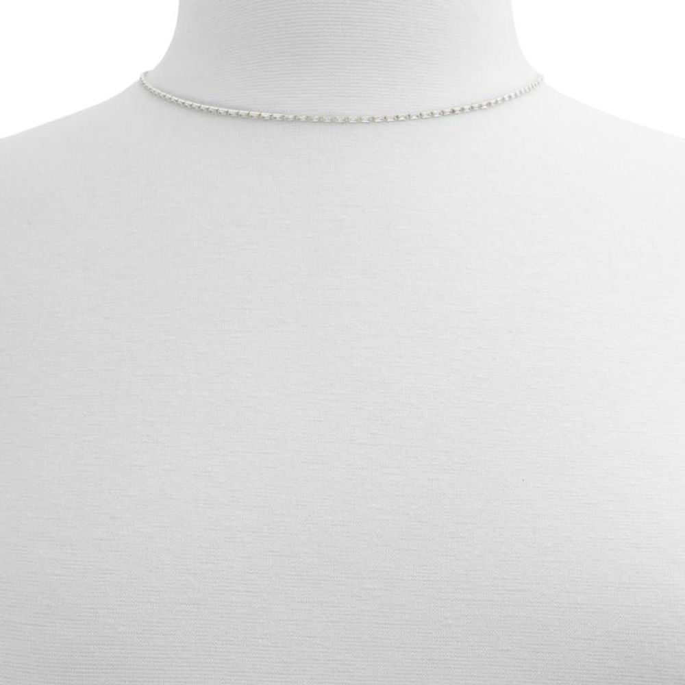 ALDO Silver Elastane Necklace - Chic Accessory for Women
