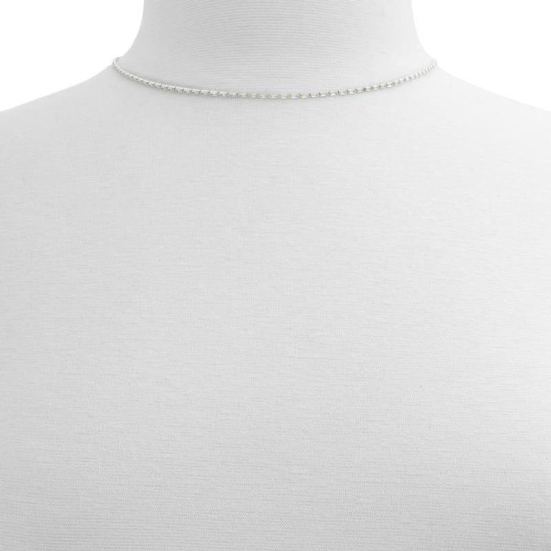 ALDO Silver Elastane Necklace - Chic Accessory for Women