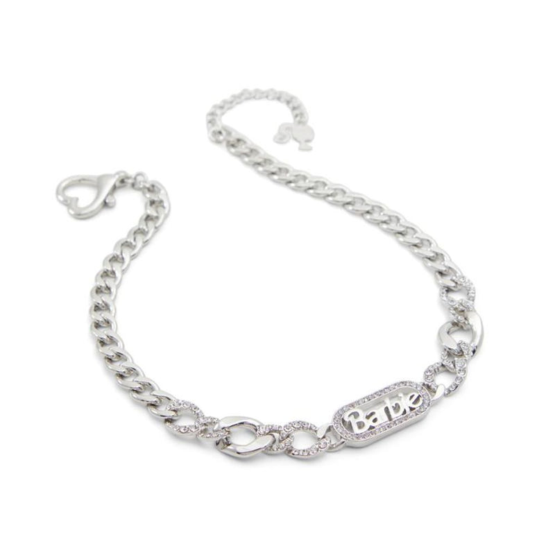 ALDO Silver Elastane Necklace - A Stylish Statement Piece
