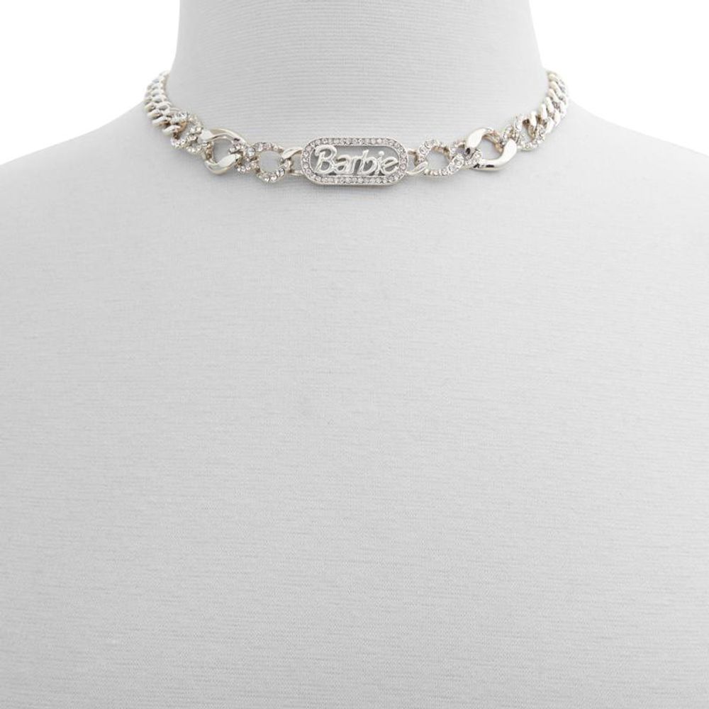 ALDO Silver Elastane Necklace - A Stylish Statement for Any Occasion
