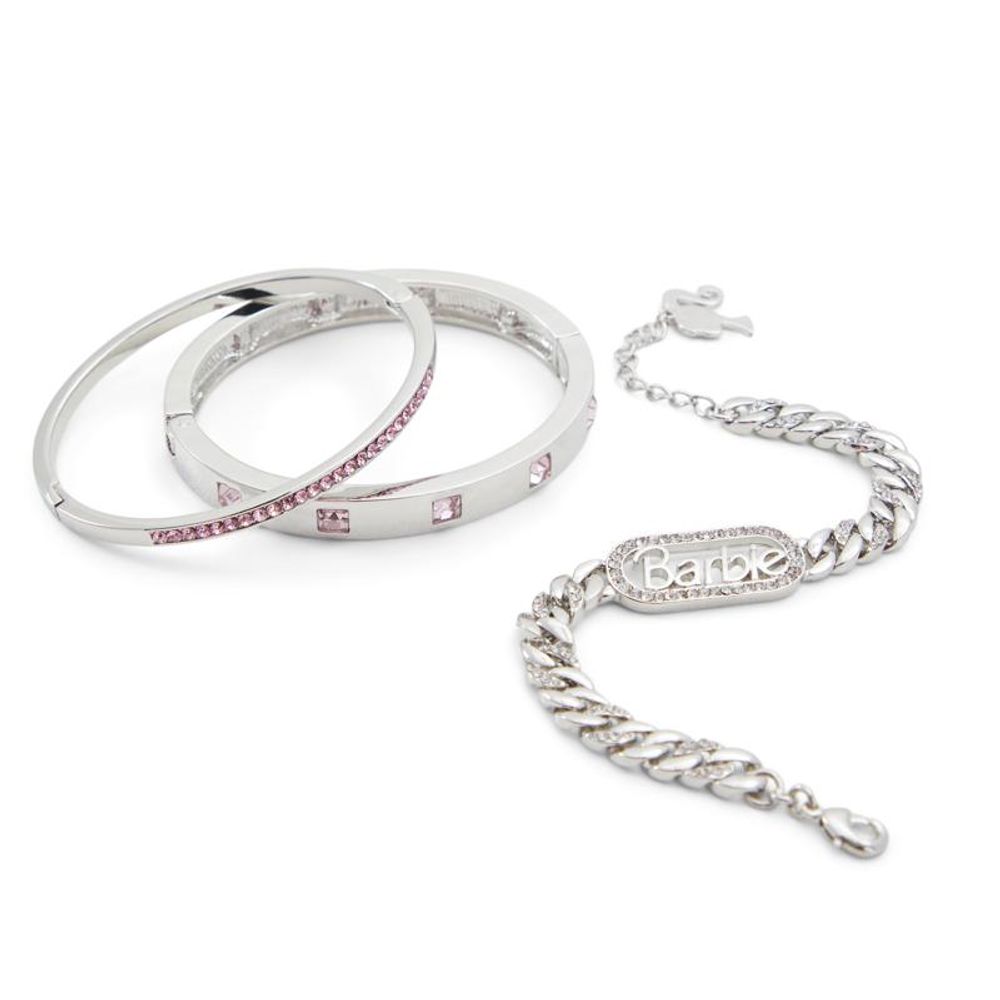 ALDO Silver Elastane Bracelet - Elegant Adjustable Accessory