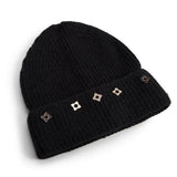ALDO Black Polyester Beanie - Chic Winter Accessory
