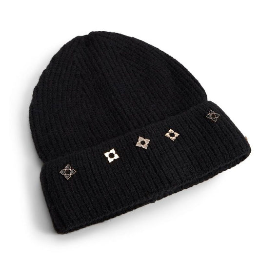 ALDO Black Polyester Beanie - Élégance et Confort pour l'Hiver