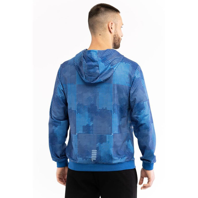 Fila Blue Polyester Sweatshirt - Camo Print Style