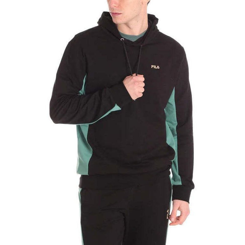Fila Black Cotton Sweatshirt - Stylish Comfort for Men