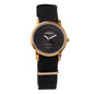 ARABIANS Black Textile Dress Watch