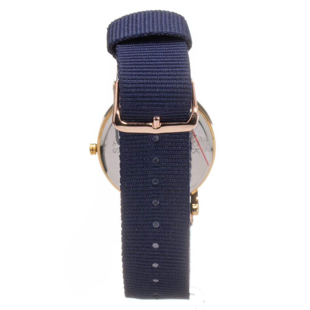ARABIANS Blue Textile Dress Watch