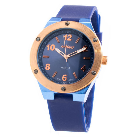 ARABIANS Blue Rubber Bracelet Watch