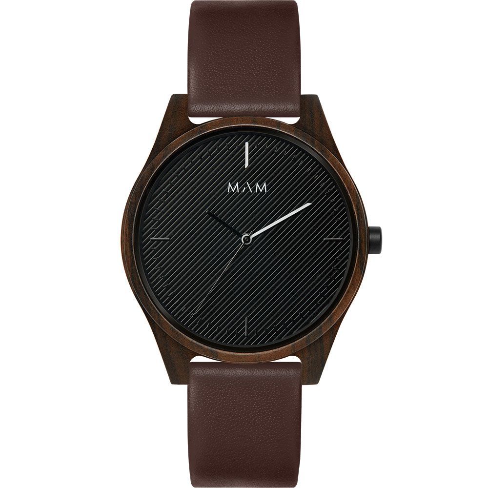 MAM Brown Leather Dress Watch