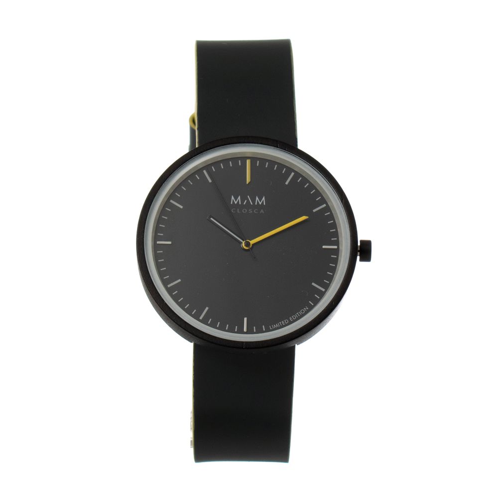 MAM Gray Leather Dress Watch