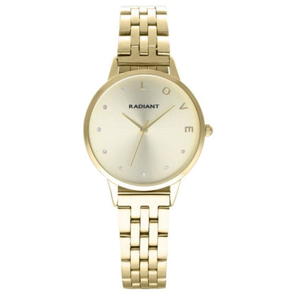 RADIANT Gold Stainless Steel Dress Watch