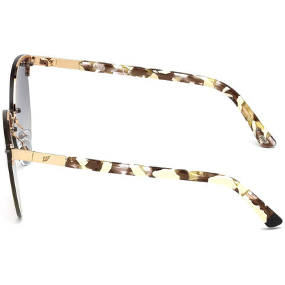 WEB EYEWEAR Pink Metal Sunglasses