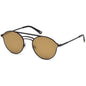 WEB EYEWEAR Black Metal Sunglasses