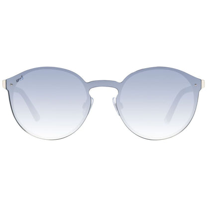 WEB EYEWEAR Rose Gold Metal Sunglasses