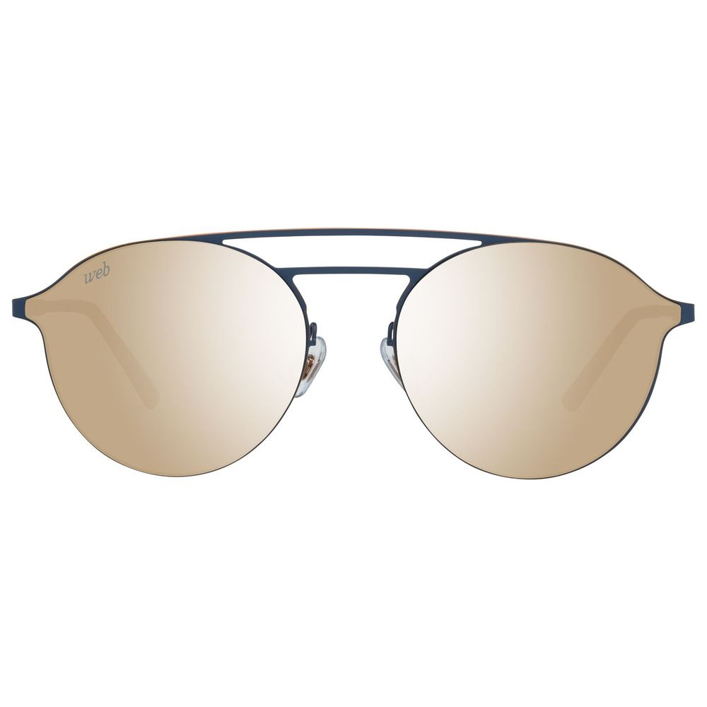 WEB EYEWEAR Blue Metal Sunglasses
