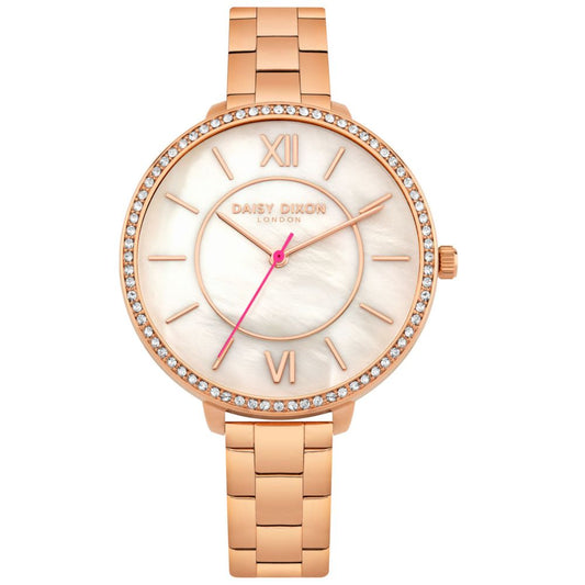 DAISY DIXON Multicolor Stainless Steel Dress Watch for Women