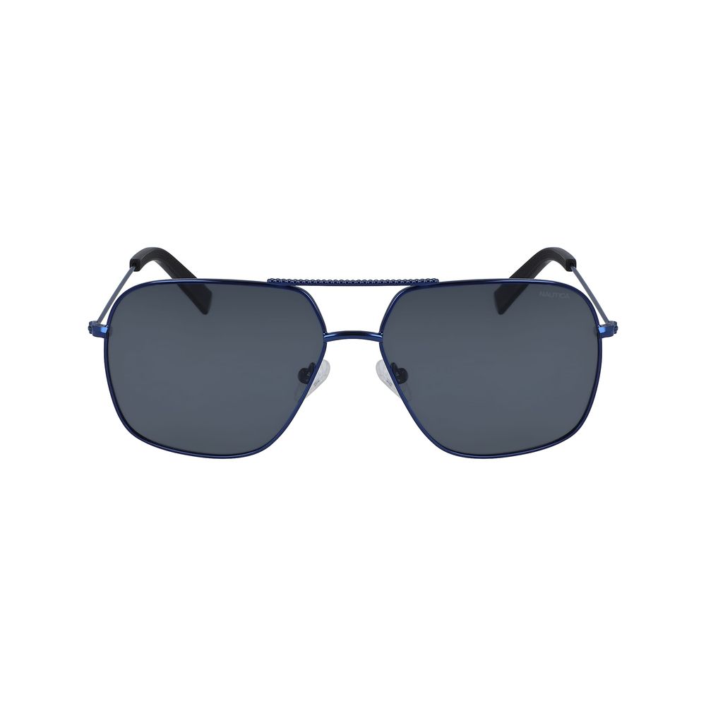 NAUTICA Blue Metal Sunglasses