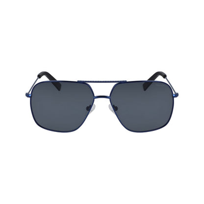 NAUTICA Blue Metal Sunglasses