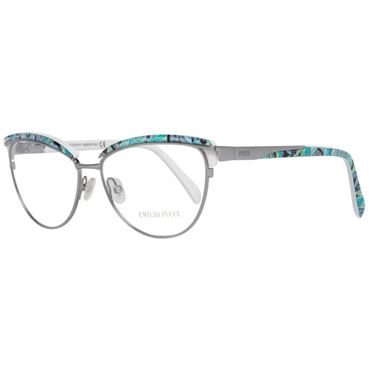 Emilio Pucci EP5057 Gray Metal Glasses Frames for Women