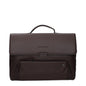 Piquadro Brown Leather Business And Laptop Bag
