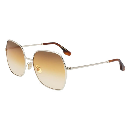 Victoria Beckham VB223S Gold Metal Sunglasses