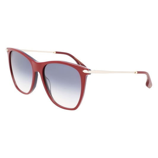 Victoria Beckham Burgundy Acetate Sunglasses VB636S-619