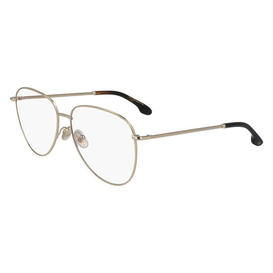 Victoria Beckham Gold Metal Glasses (Frames) - Stylish & Elegant