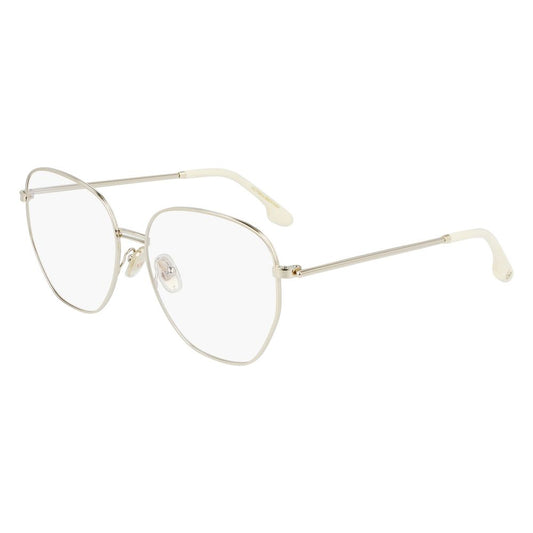 Victoria Beckham Gold Metal Glasses (Frames) - Sophisticated Style